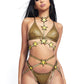 All-in-one Sum Like A Trophy Full Body Harness Set+Top+Bottom