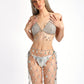 All-in-one Starry Lights Bra Chain+Glimmer Glam Chain Skirt