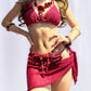 All-in-one Bad Romance Three Piece Set+Two Bloody Rose Body Chains