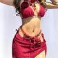 All-in-one Bad Romance Three Piece Set+Two Bloody Rose Body Chains