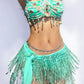 All-in-one Salty But Sweet Chest Chain+Top+Bottom+Wrap Skirt+Waist Chain