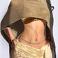 Sun-Kissed Knit Poncho