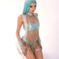 Aqua Siren Metallic Bodysuit