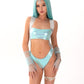 Aqua Siren Metallic Bodysuit