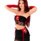 All-in-one Good Girl Gone Bad Two Piece Set+Red Lace Gloves